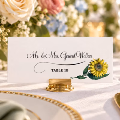 Flat Place Card